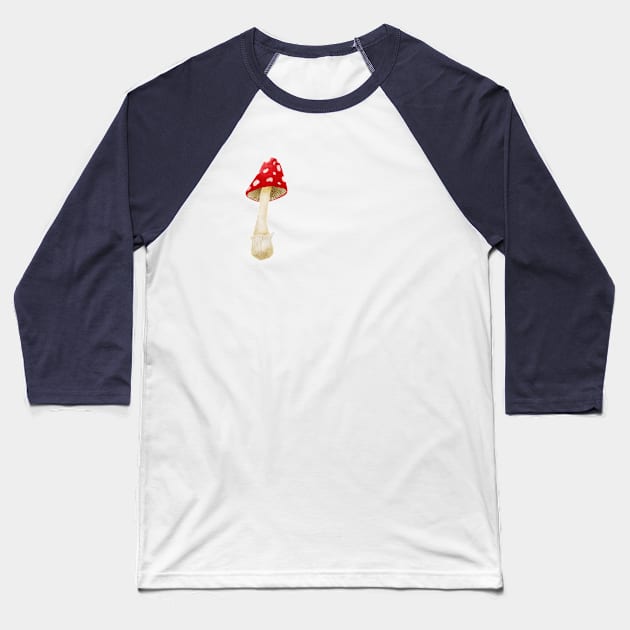 Mushroom Master Fly Agaric Baseball T-Shirt by Mushroom Master